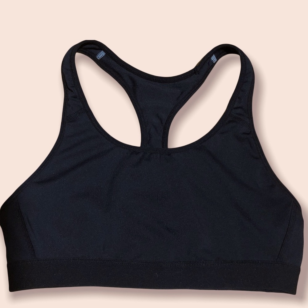 Champion Black Sport Bras Sz L
